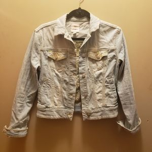 XS Lularoe Harvey Jean Jacket.